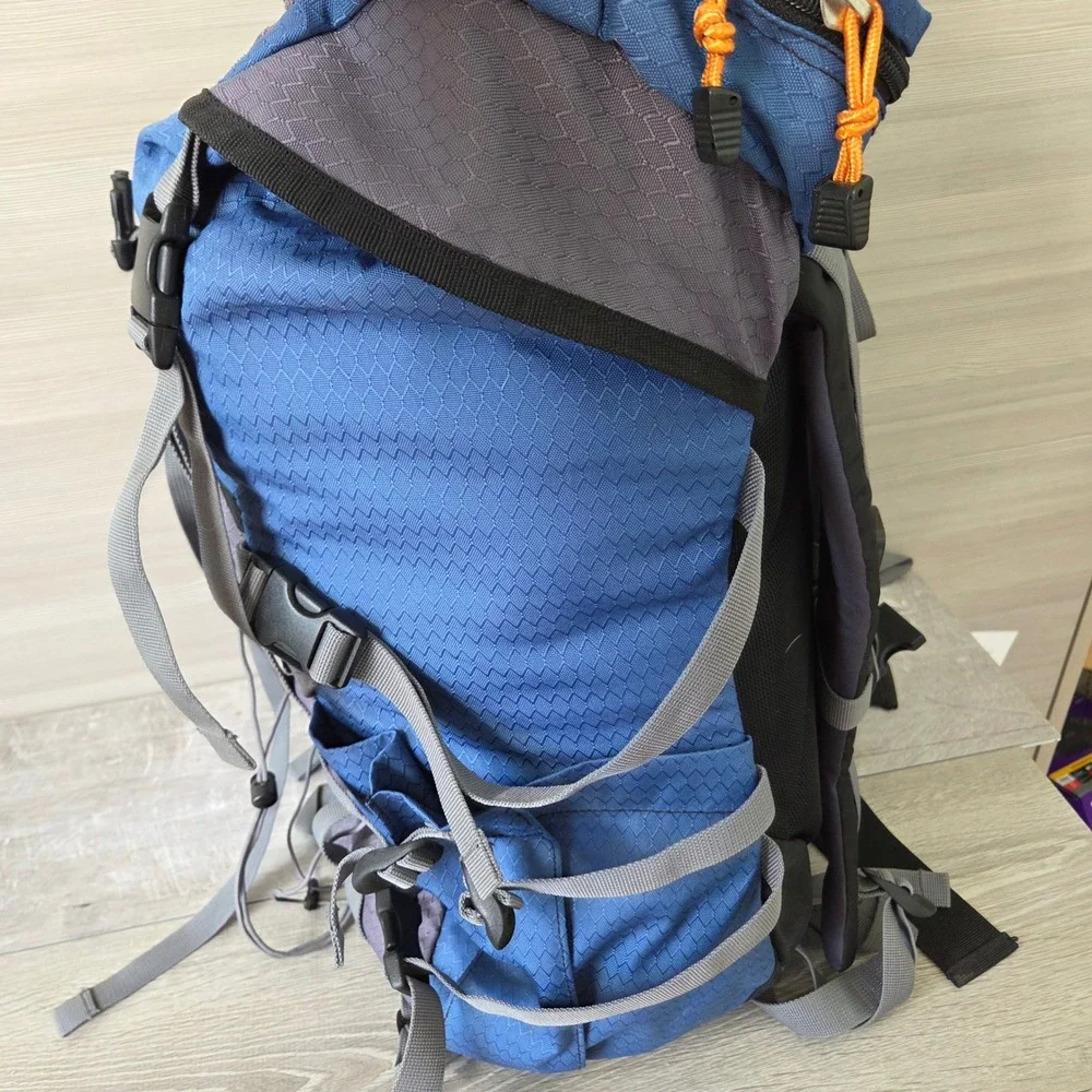 Vintage JanSport Backpack Redline 45 Blue Frame Hiking Technical Gorpcore Bag